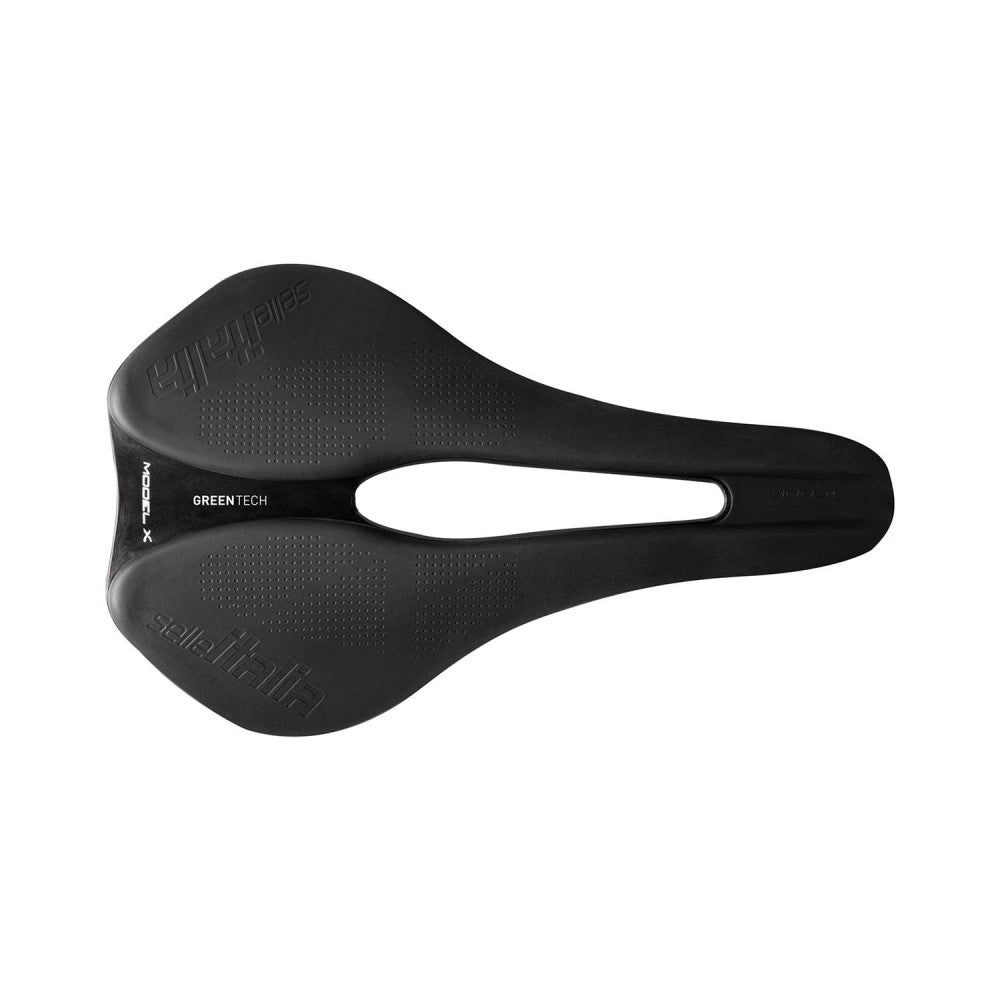 Siodełko SELLE ITALIA MODEL X GREEN SUPERFLOW L Rails Fec Black