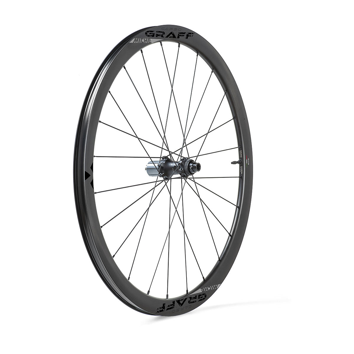 Pair of MICHE CARBO GRAFF EVO DISC Tubeless Ready Wheels (Center Lock)