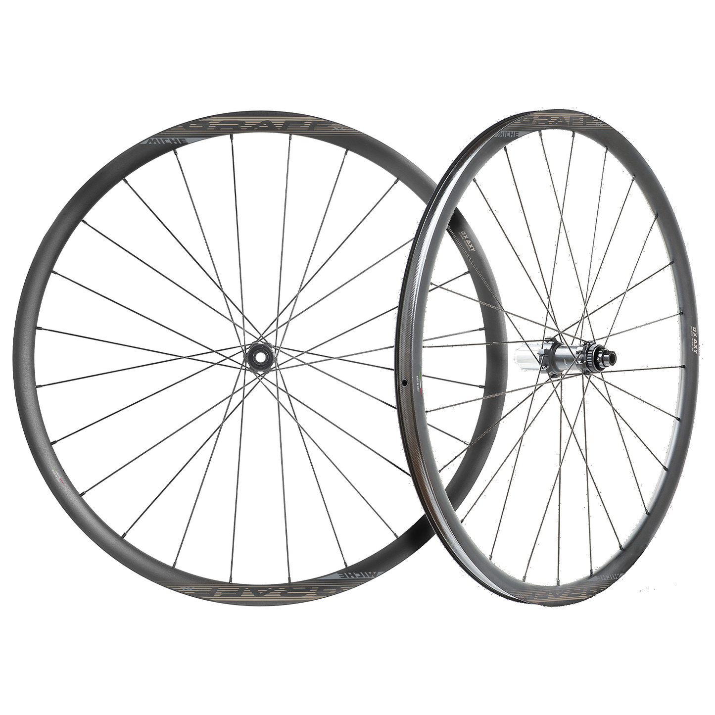 Pair of MICHE GRAFF XL DISC Tubeless Ready Wheels (Center Lock)
