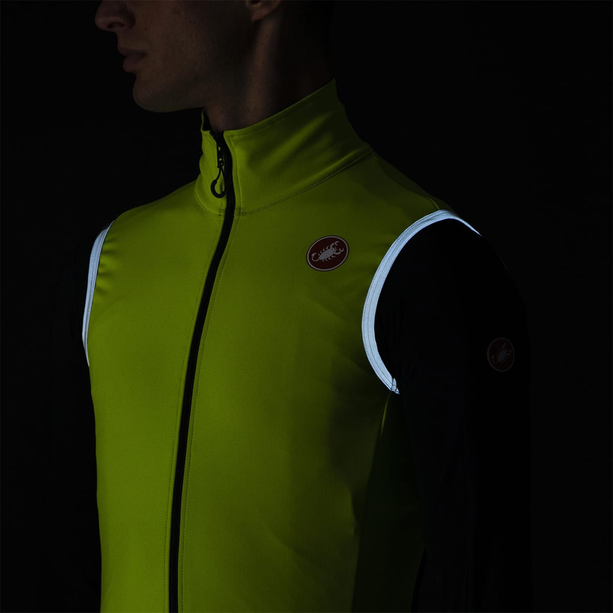 CASTELLI PERFETTO ROS 2 Kurtka bez rękawów żółta