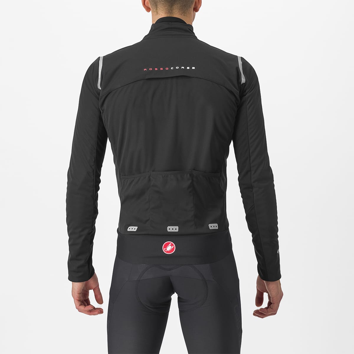 Kurtka CASTELLI ALPHA DOPPIO ROS Czarny/Reflex
