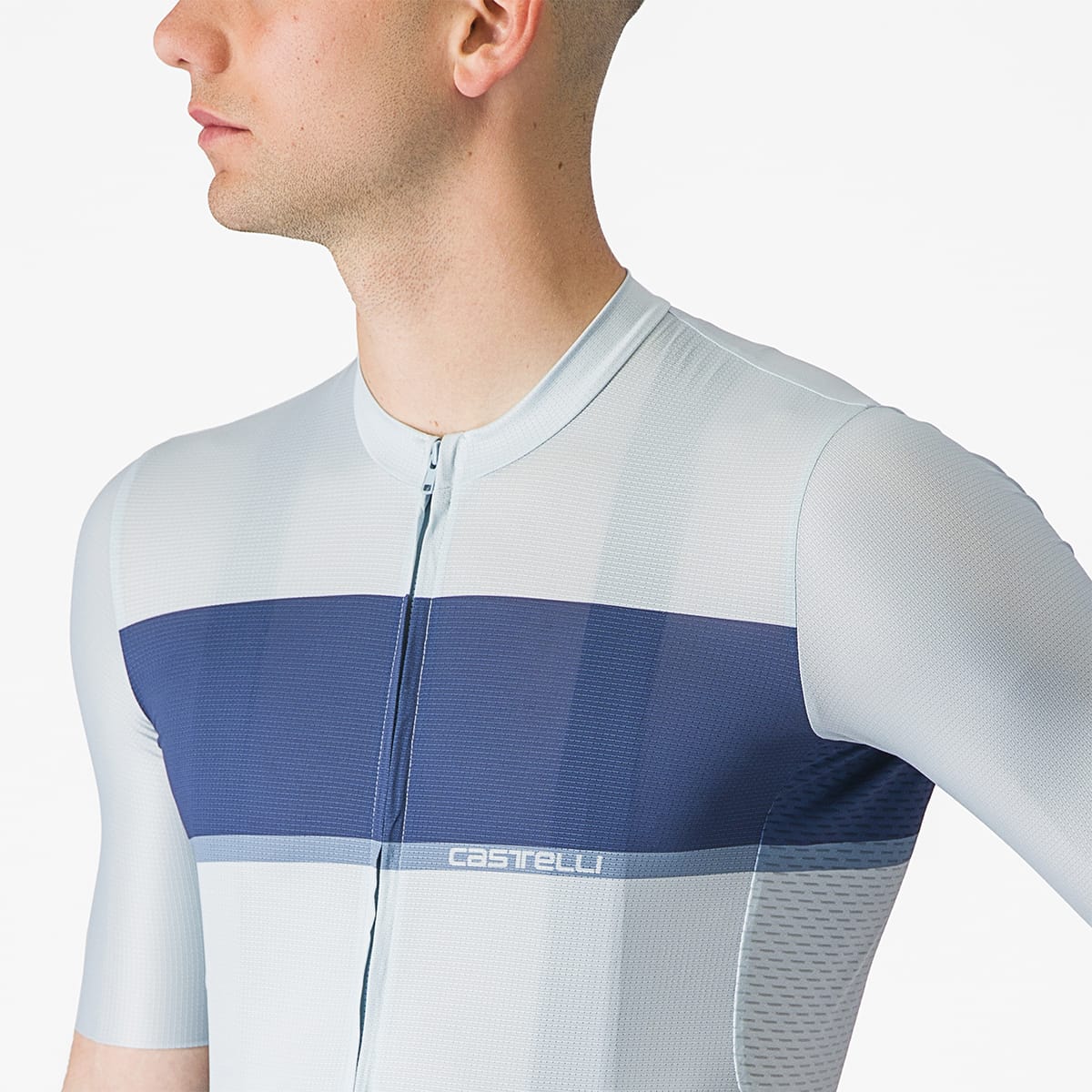 CASTELLI TRADIZIONE Koszulka z krótkim rękawem niebieska