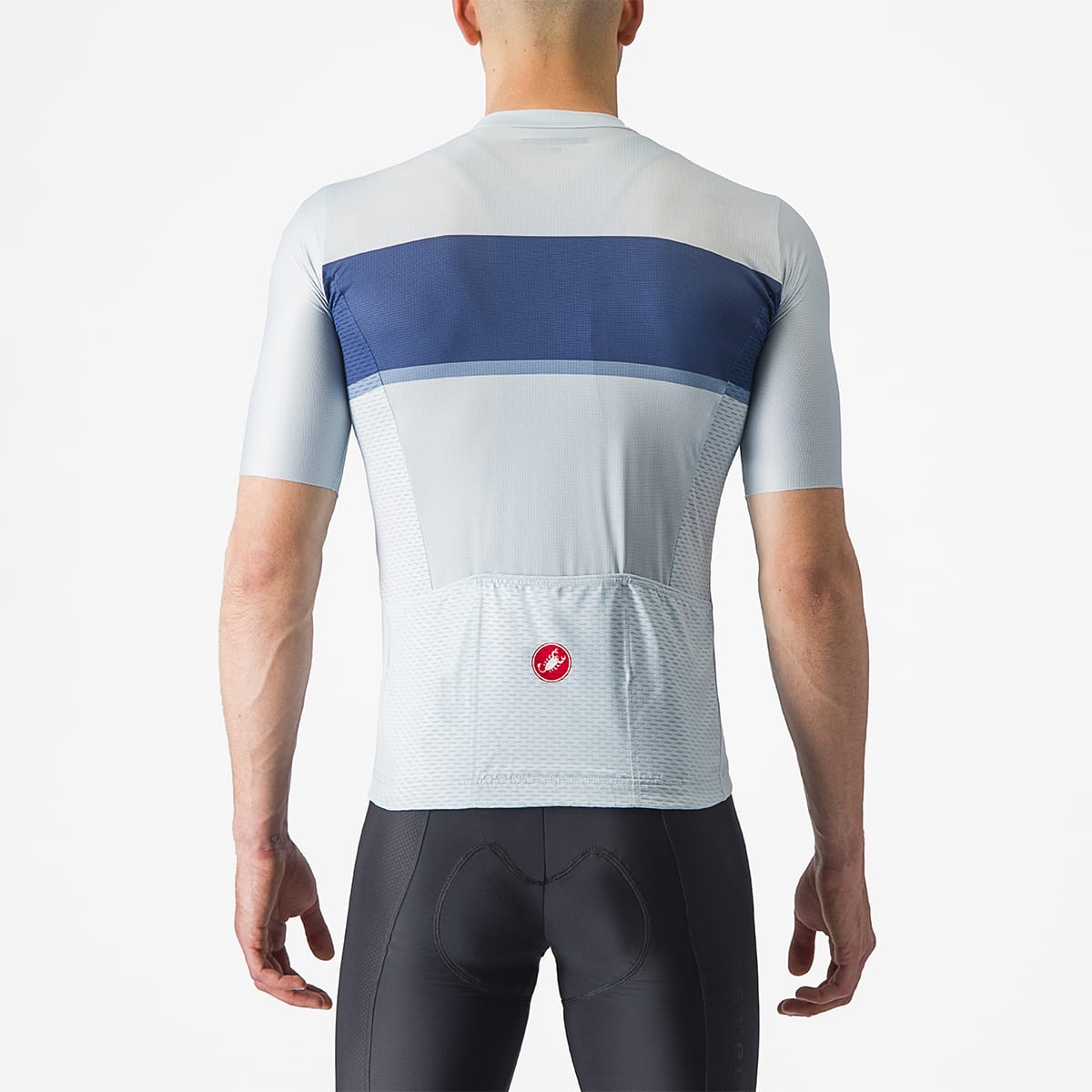 CASTELLI TRADIZIONE Koszulka z krótkim rękawem niebieska