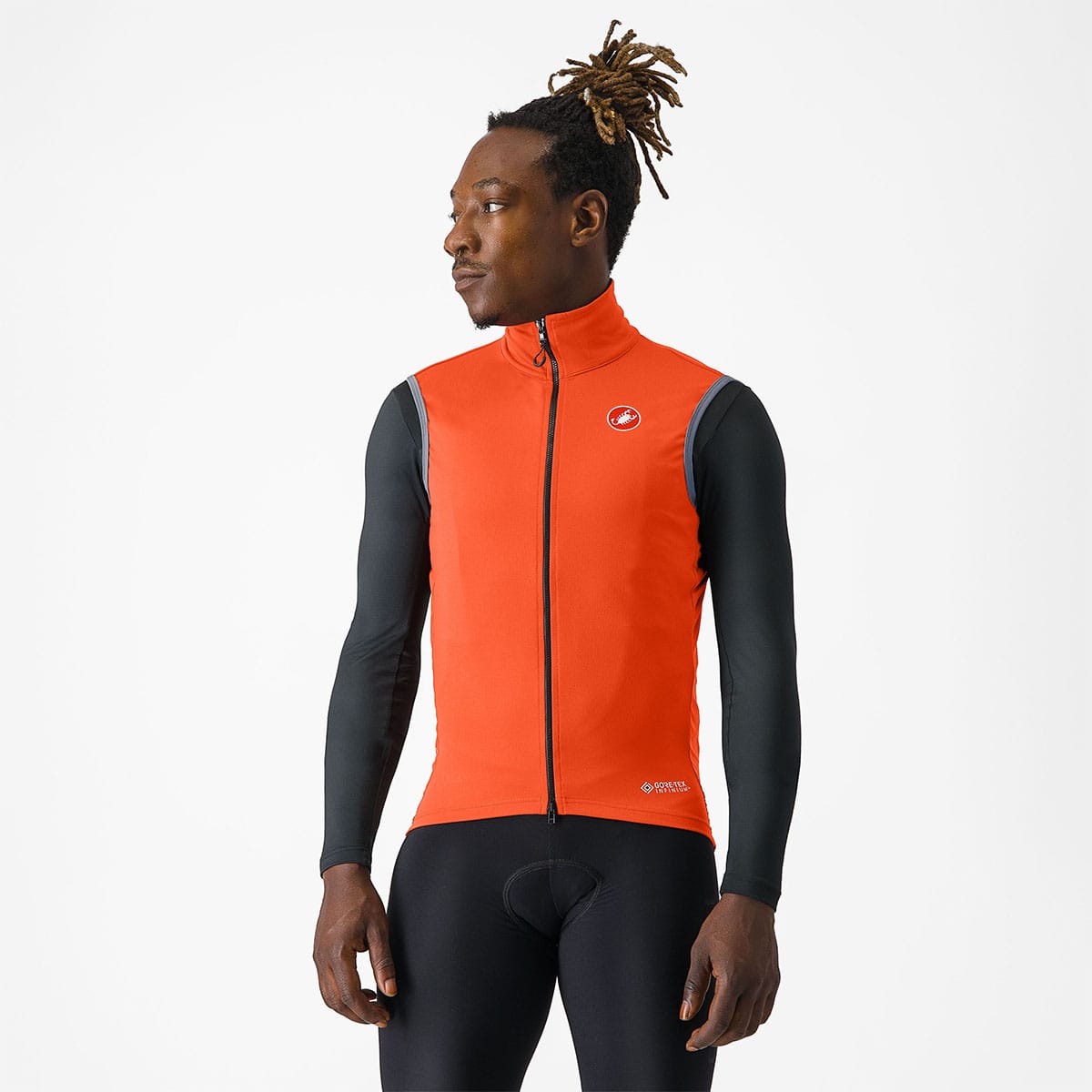 CASTELLI PERFETTO RoS 2 Orange Sleeveless Jacket