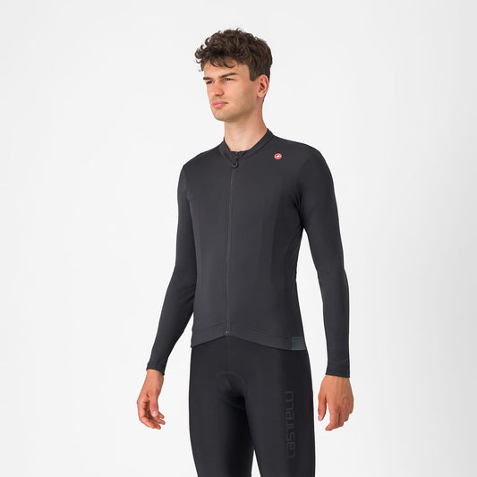 CASTELLI ESPRESSO THERMAL Jersey z długim rękawem czarny