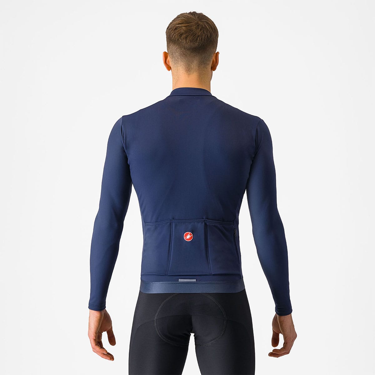 CASTELLI ESPRESSO THERMAL Jersey z długim rękawem niebieski