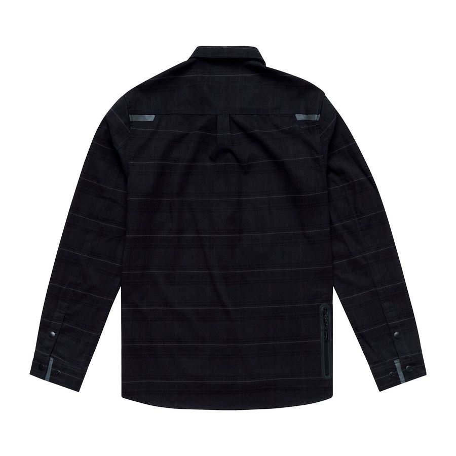 Koszula techniczna TROY LEE GRIND DESIGNS FLANNEL PLAID Carbon