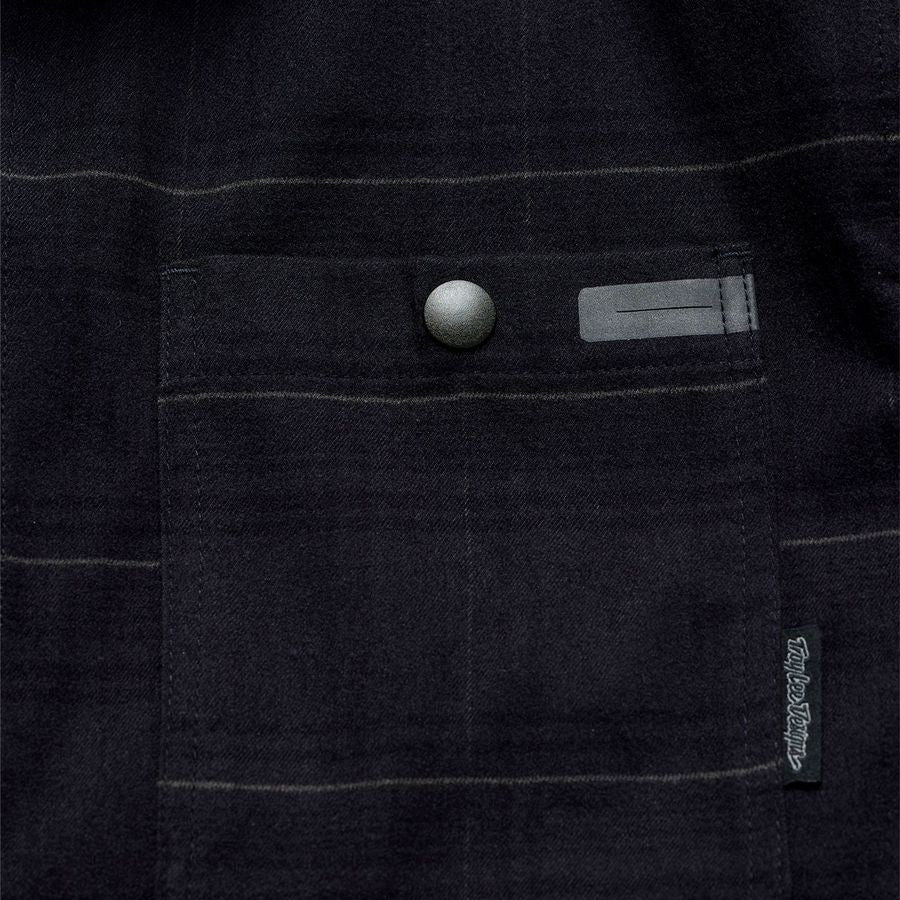 Koszula techniczna TROY LEE GRIND DESIGNS FLANNEL PLAID Carbon