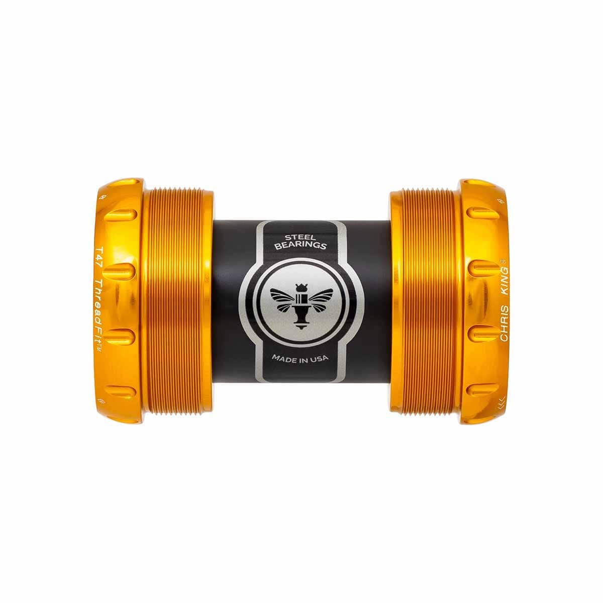 Mechanizm korbowy CHRIS KING ThreadFit T47 30x 68/73mm Gold