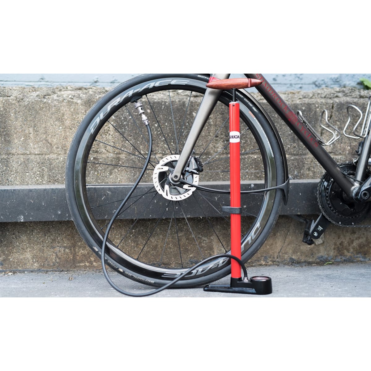 Pompka do stóp SILCA PISTA czerwona