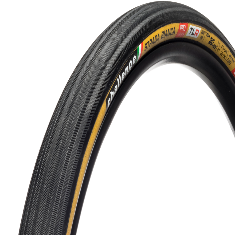 Opona CHALLENGE STRADA BIANCA 700x30c Tubeless Ready Beige