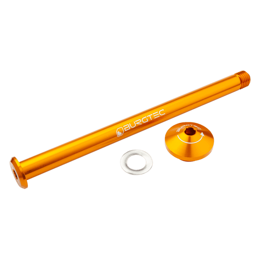 Oś tylnego koła BURGTEC 171 mm do ramy Yeti Orange