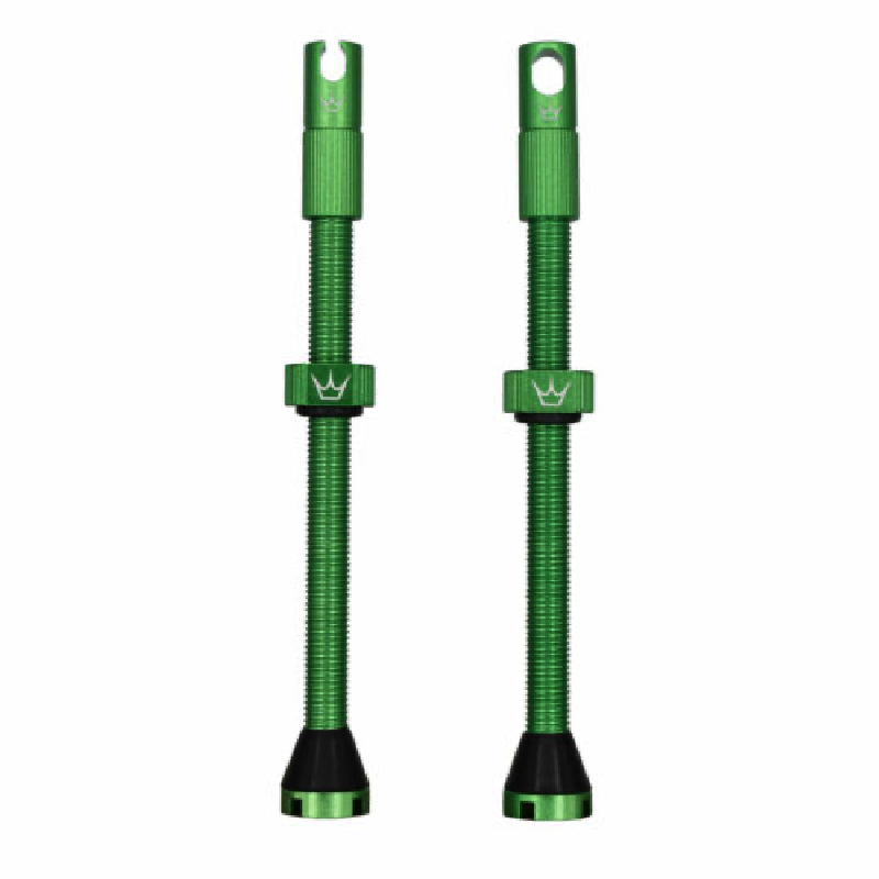 PEATY'S x Chris King MK2 Presta 80 mm Zawory bezdętkowe (x2) Zielony