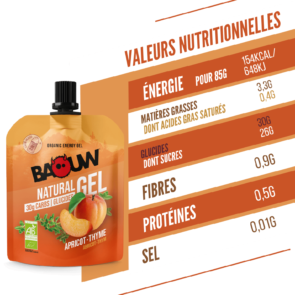 BAOUW Energizing Gel Organic Apricot-Thyme (85g)