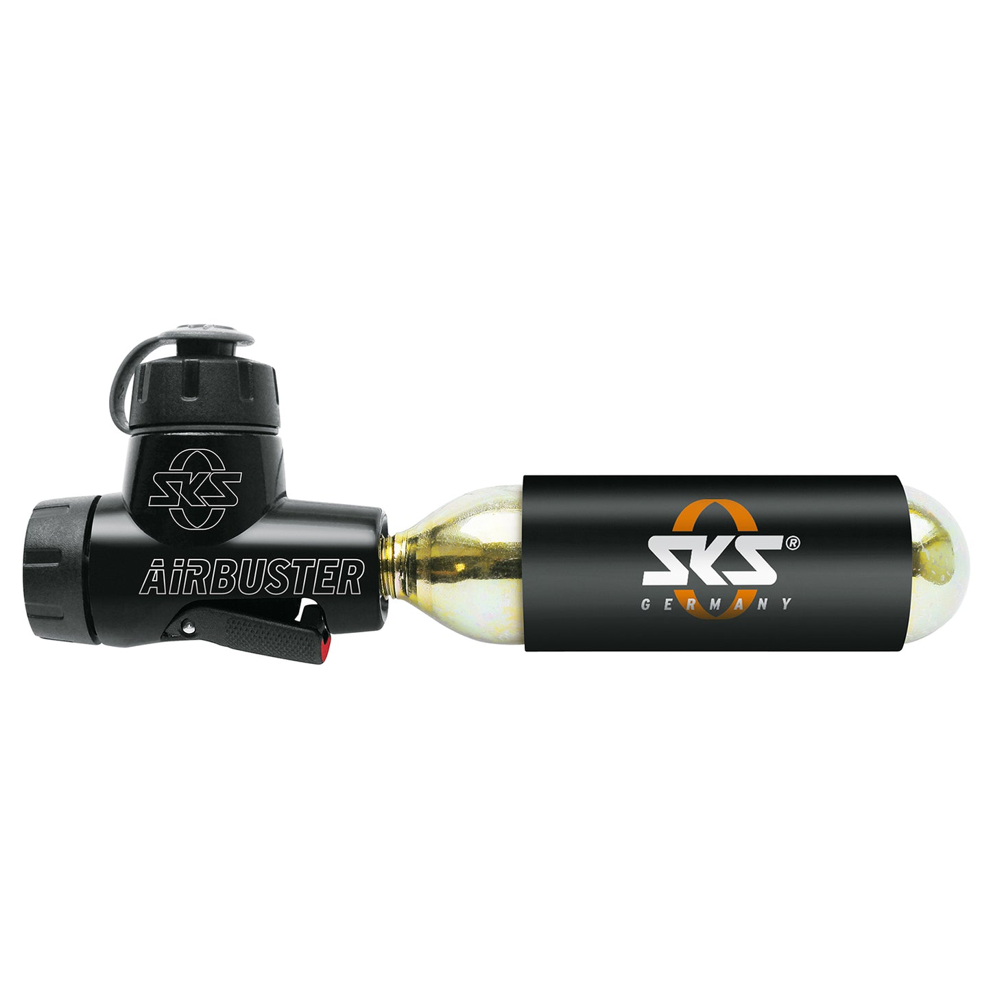 Zapalnik CO2 SKS GERMANY AIRBUSTER + gwintowany nabój CO2 16 g (x1)