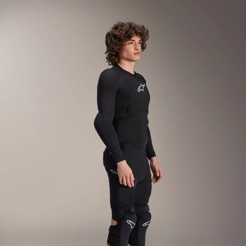 Kamizelka ochronna ALPINESTARS A-IMPACT PLASMA z długim rękawem czarno-biała