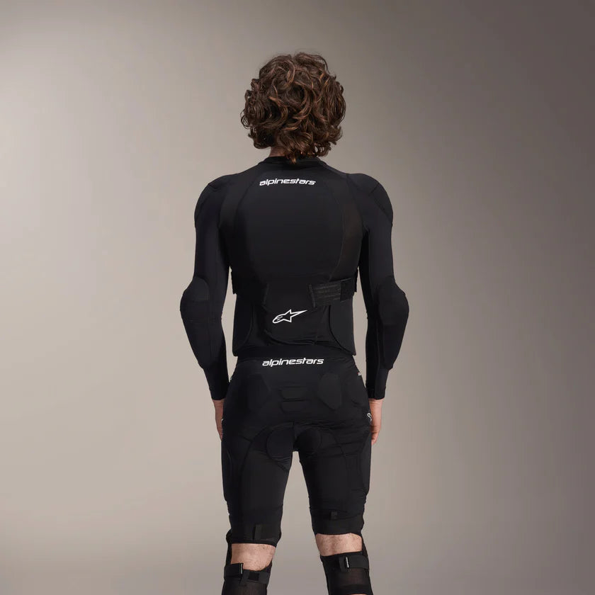 Kamizelka ochronna ALPINESTARS A-IMPACT PLASMA z długim rękawem czarno-biała