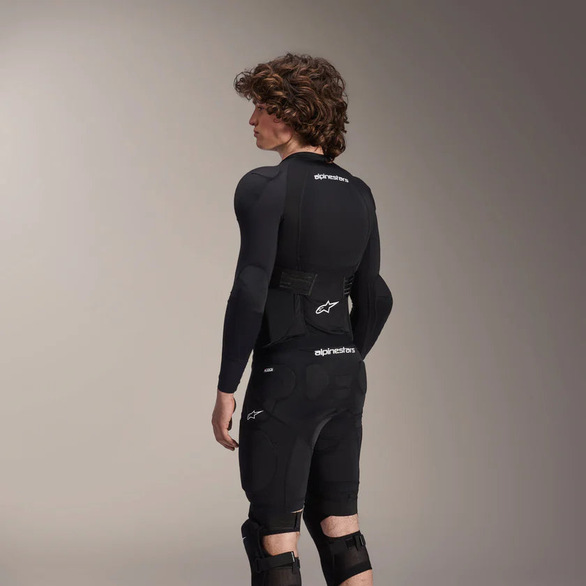 Kamizelka ochronna ALPINESTARS A-IMPACT PLASMA z długim rękawem czarno-biała