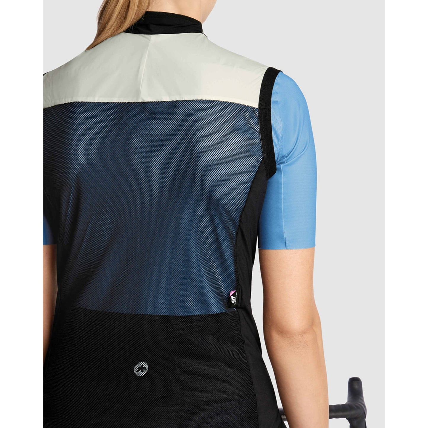 ASSOS UMA GT WIND C2 Damska beżowa kurtka bez rękawów