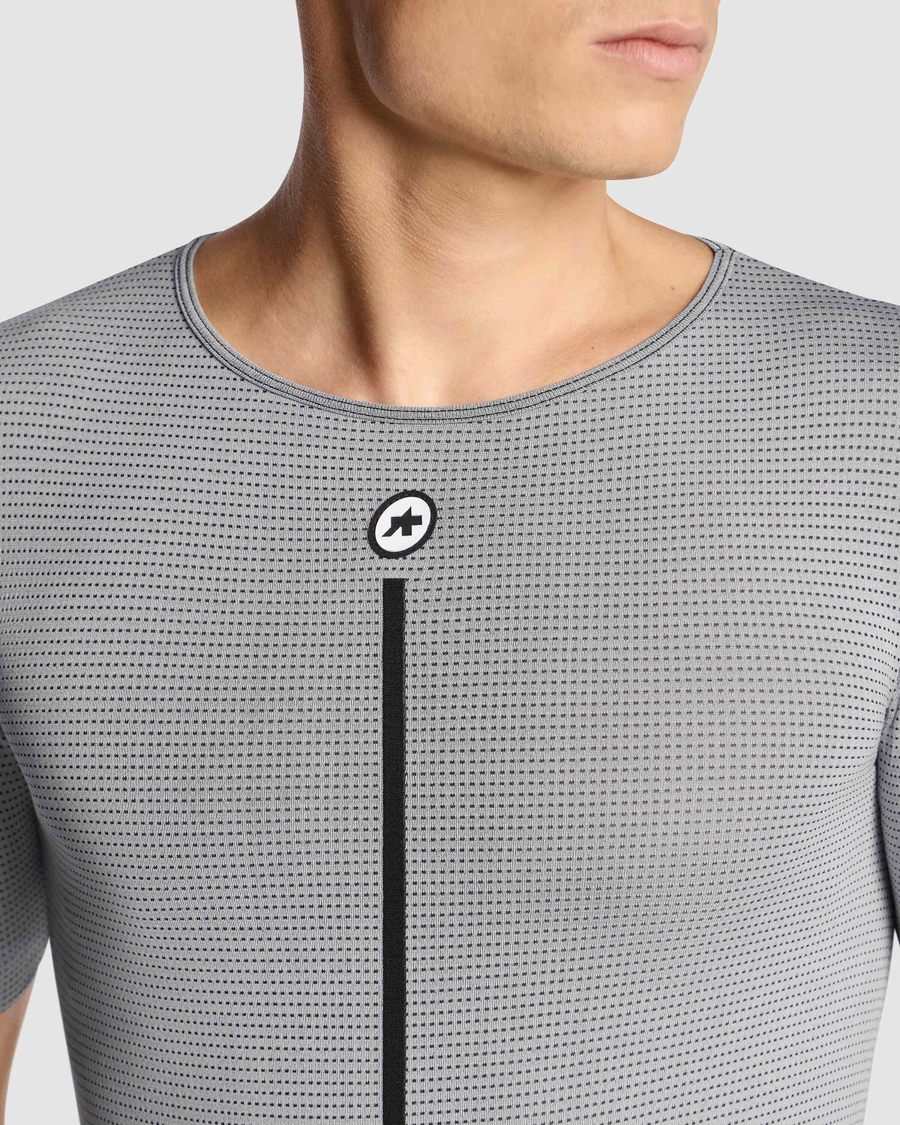 ASSOS NS SKIN LAYER P1 Bielizna z krótkim rękawem szary