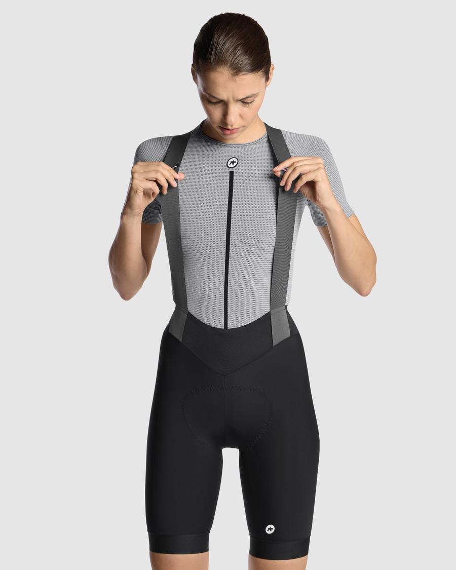 ASSOS NS SKIN LAYER P1 Bielizna damska z krótkim rękawem Szary
