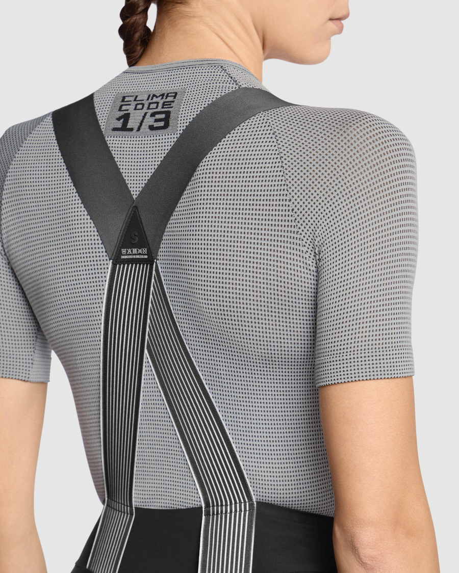 ASSOS NS SKIN LAYER P1 Bielizna damska z krótkim rękawem Szary