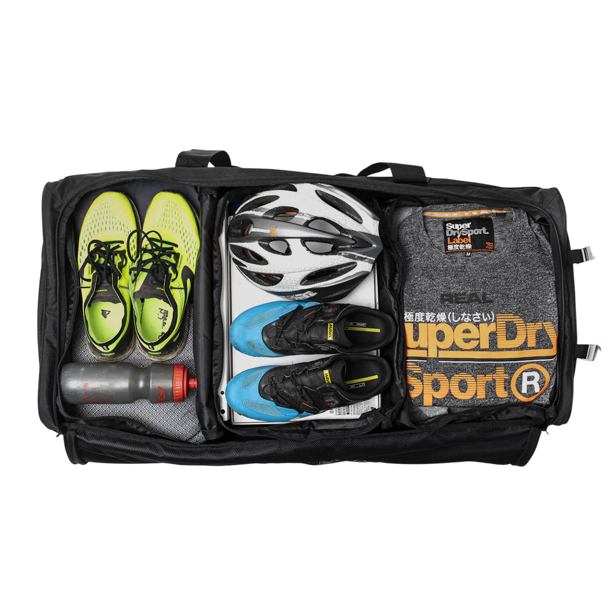 BUDS BIG BAG DUFFEL Travel Bag with Wheels 170L Black