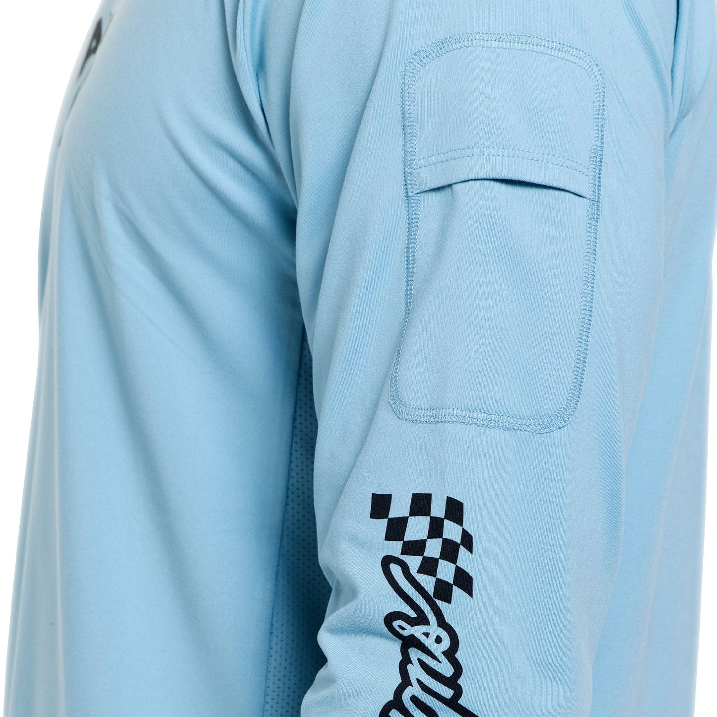 TROY LEE DESIGNS RUCKUS RIDE WAVES Jersey z długim rękawem niebieski
