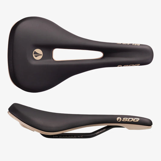 Siodełko SDG BEL-AIR V3 OVERLAND Rails Lux-Alloy Black/Beige