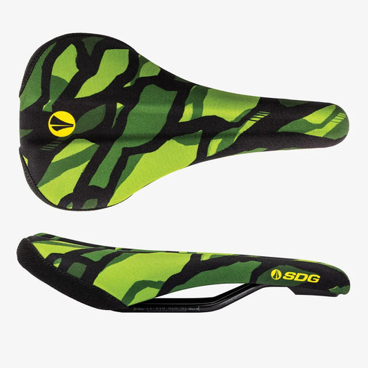 Siodełko SDG BEL-AIR V3 TERRA FIRMA Rails Lux Alloy Camo Green