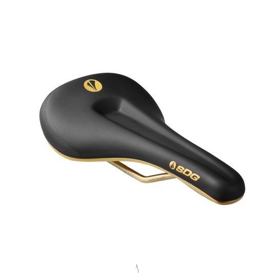 Siodełko SDG BEL-AIR V3 MAX Galactic Rails Lux-Alloy Black/Gold