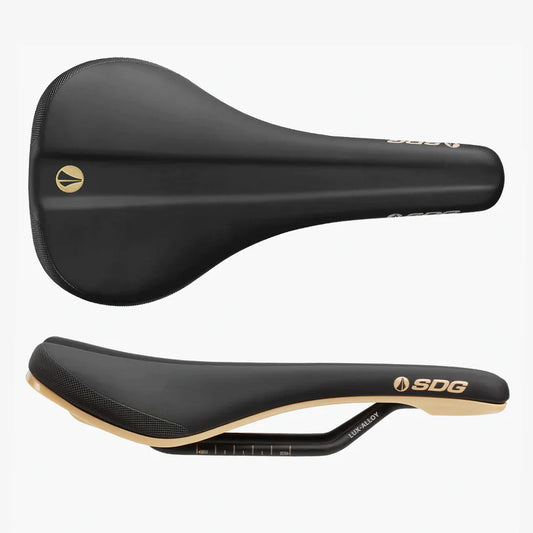 Siodełko SDG BEL-AIR V3 Rails Lux Alloy Black/Beige