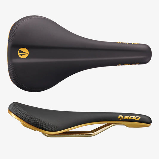 Siodełko SDG BEL-AIR V3 Galactic Rails Lux-Alloy Black/Gold