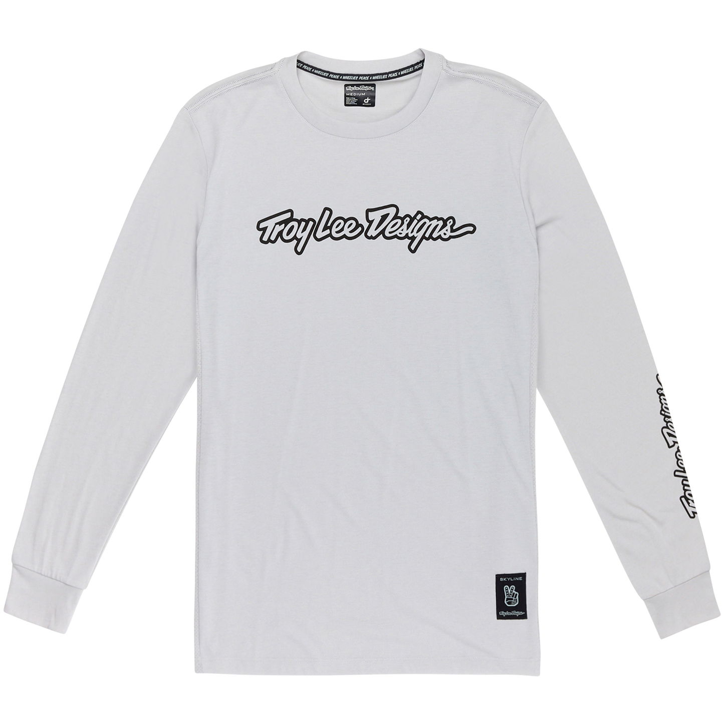 TROY LEE DESIGNS SKYLINE RIDE TEE SIGNATURE Jersey z długim rękawem Grey 2025