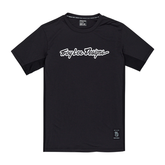 TROY LEE DESIGNS SKYLINE RIDE TEE SIGNATURE Jersey Short Sleeve Black 2025