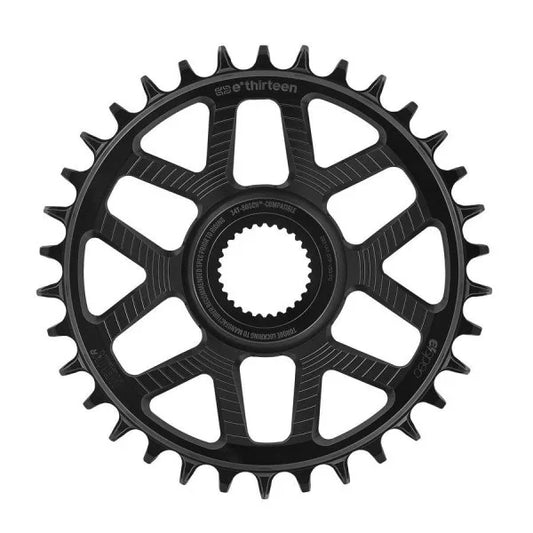 E-THIRTEEN HELIX RACE E-SPEC 11/12V Bezpośredni montaż Bosch Gen4 13mm Offset Mono Chainring Czarny