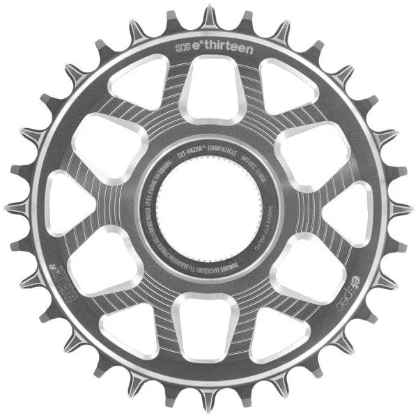 Tarcza łańcuchowa Mono E-THIRTEEN HELIX RACE E-SPEC 11/12V Direct Mount Fazua Ride 60 Silver