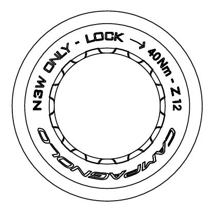 NAKRĘTKA KASETY CAMPAGNOLO 11-12V 12T DO KORPUSU N3W