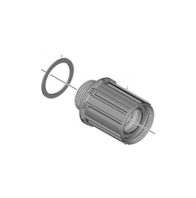 SHIMANO WH-R9170-C60 Typ korpusu wolnego koła Shimano HG