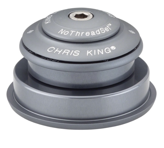 CHRIS KING INSET 2 1"1/8-1.5" ZS44/ZS56 Matte Grey Semi-Integrated Headset