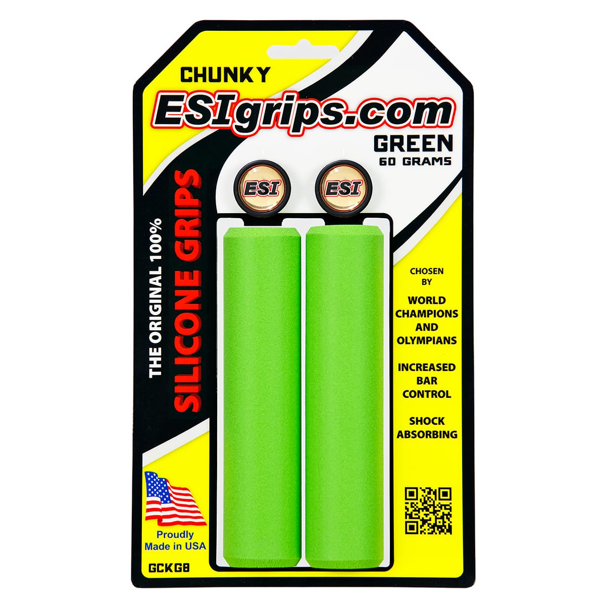 Chwyty ESI CHUNKY 130 mm Zielony