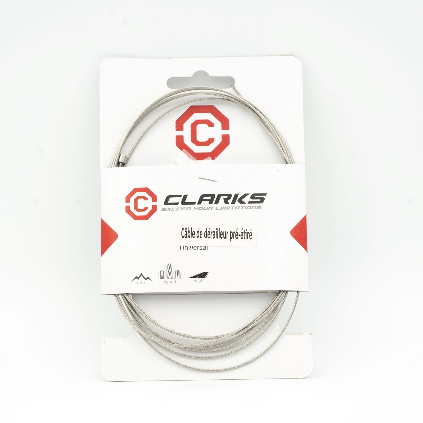 Derailleur cable CLARKS DIE DRAWN Stainless steel