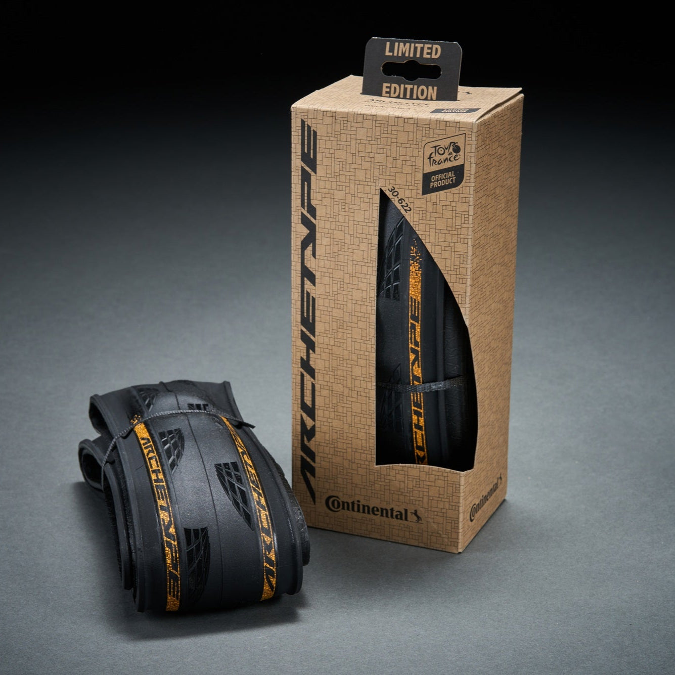 Opona CONTINENTAL ARCHETYPE TDF 2025 700x30c Tubeless Ready Black - edycja limitowana