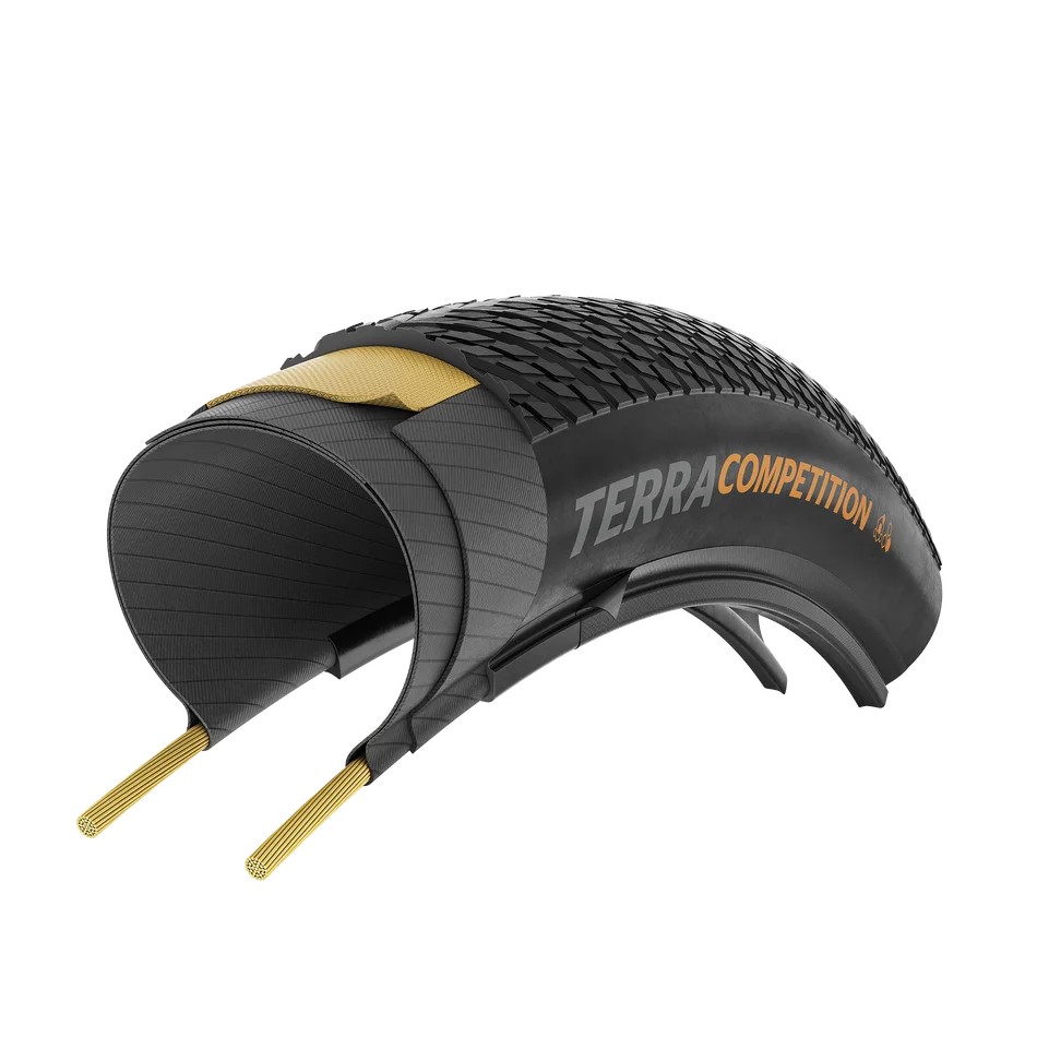 Opona CONTINENTAL TERRA COMPETITION TRAIL GRIP 700x45c Tubeless Ready Brown