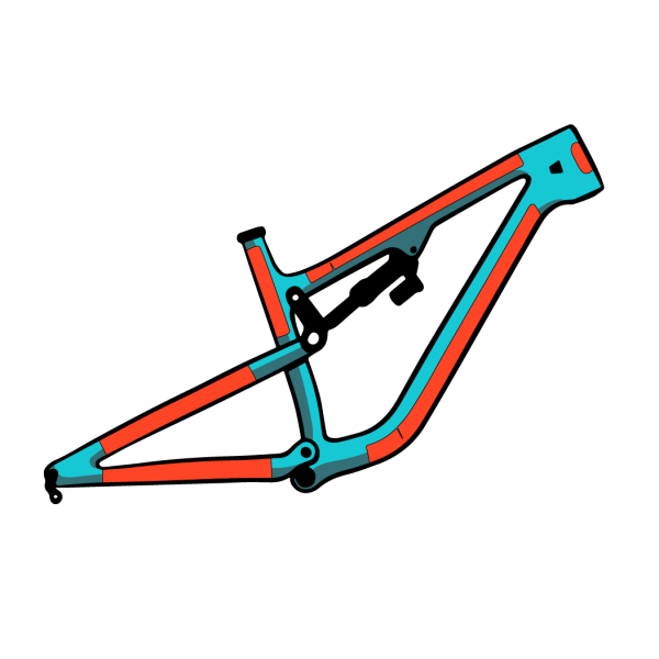 RIDE WRAP COVERED Adhesive Frame Protector Wykończenie na połysk