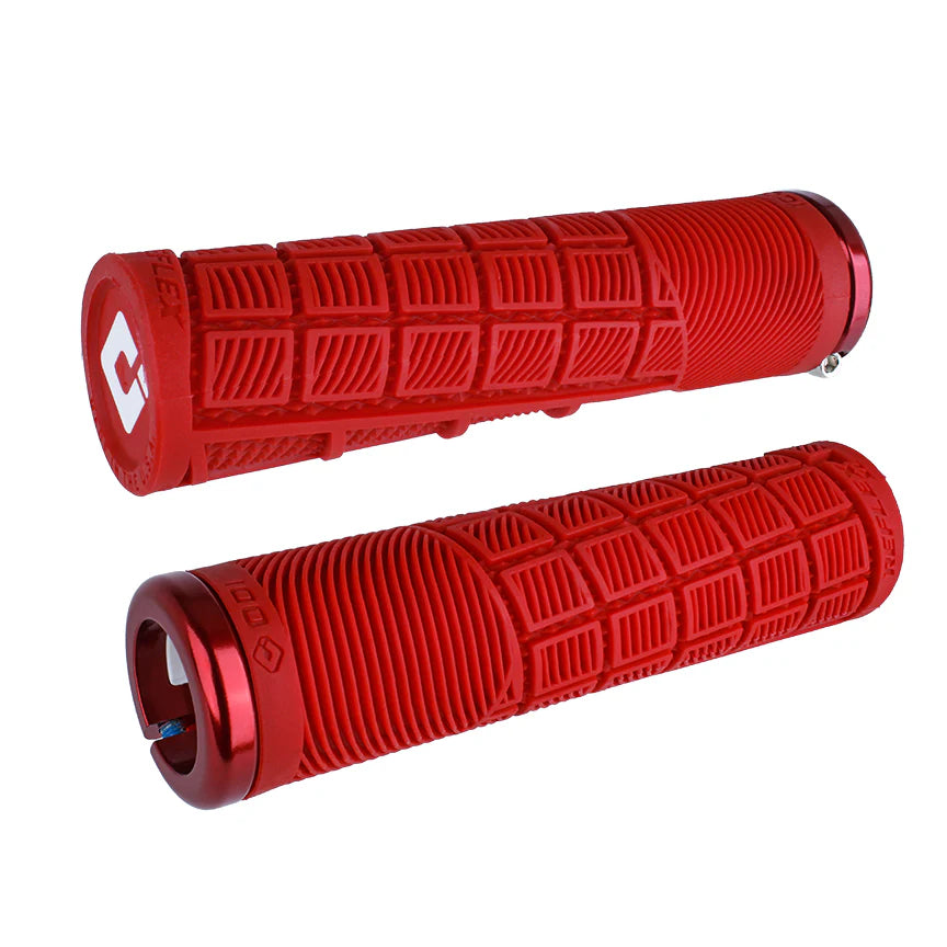 Chwyty ODI REFLEX XL Lock-on 135 mm czerwone