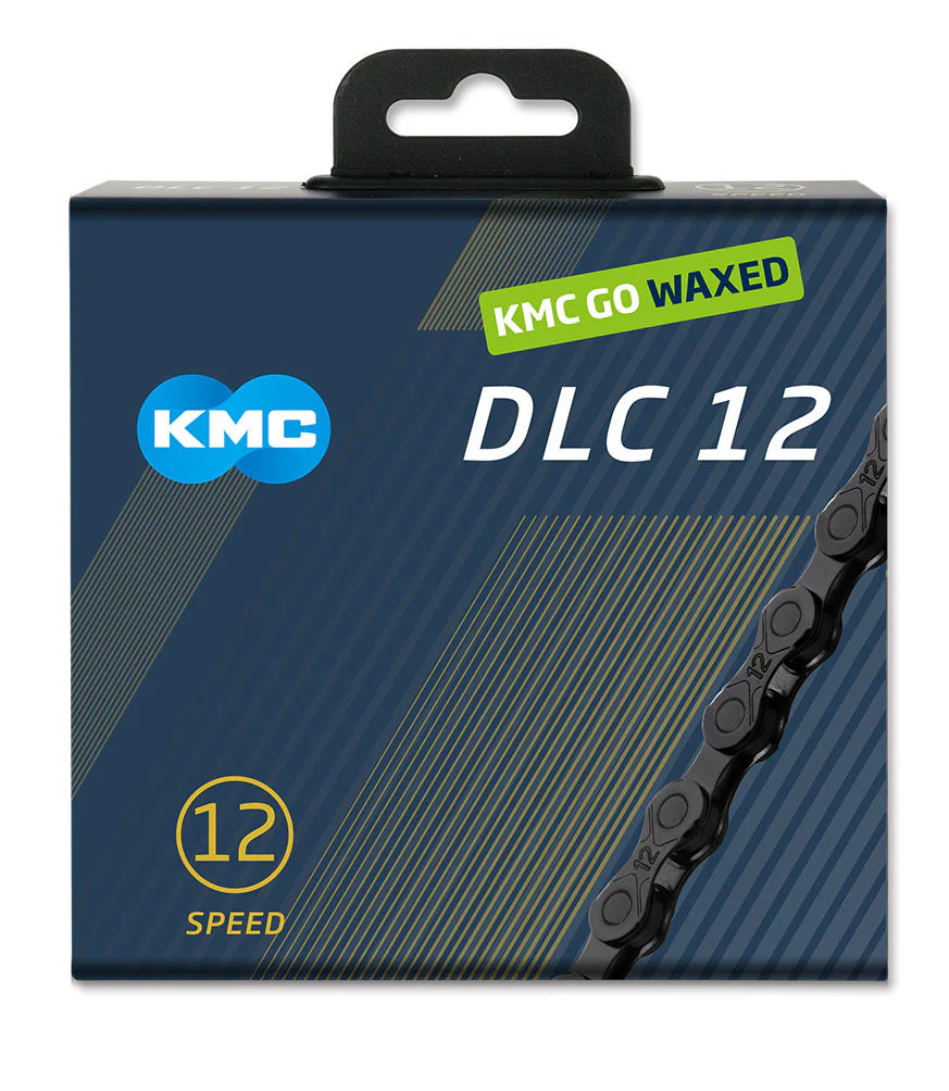 Łańcuch KMC DLC 12 12V czarny woskowany