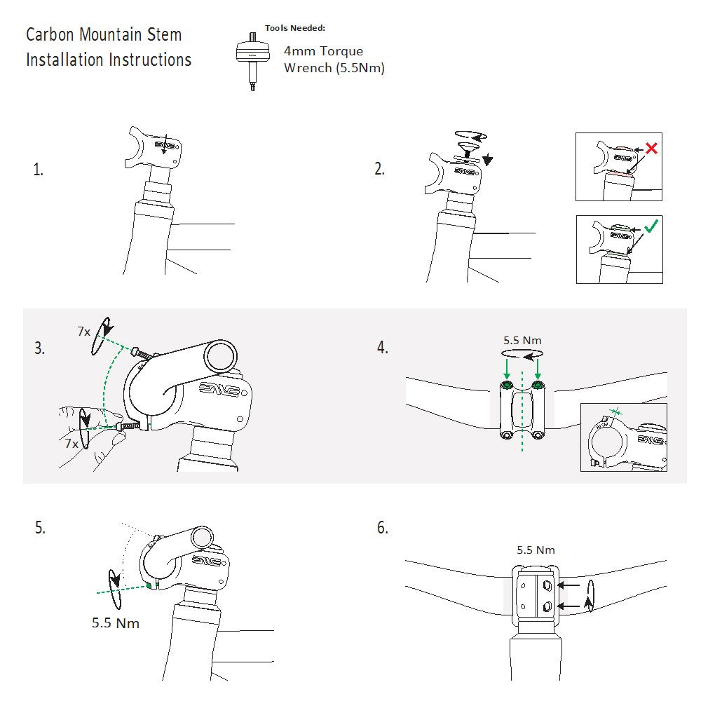 Wspornik ENVE M6 Carbon