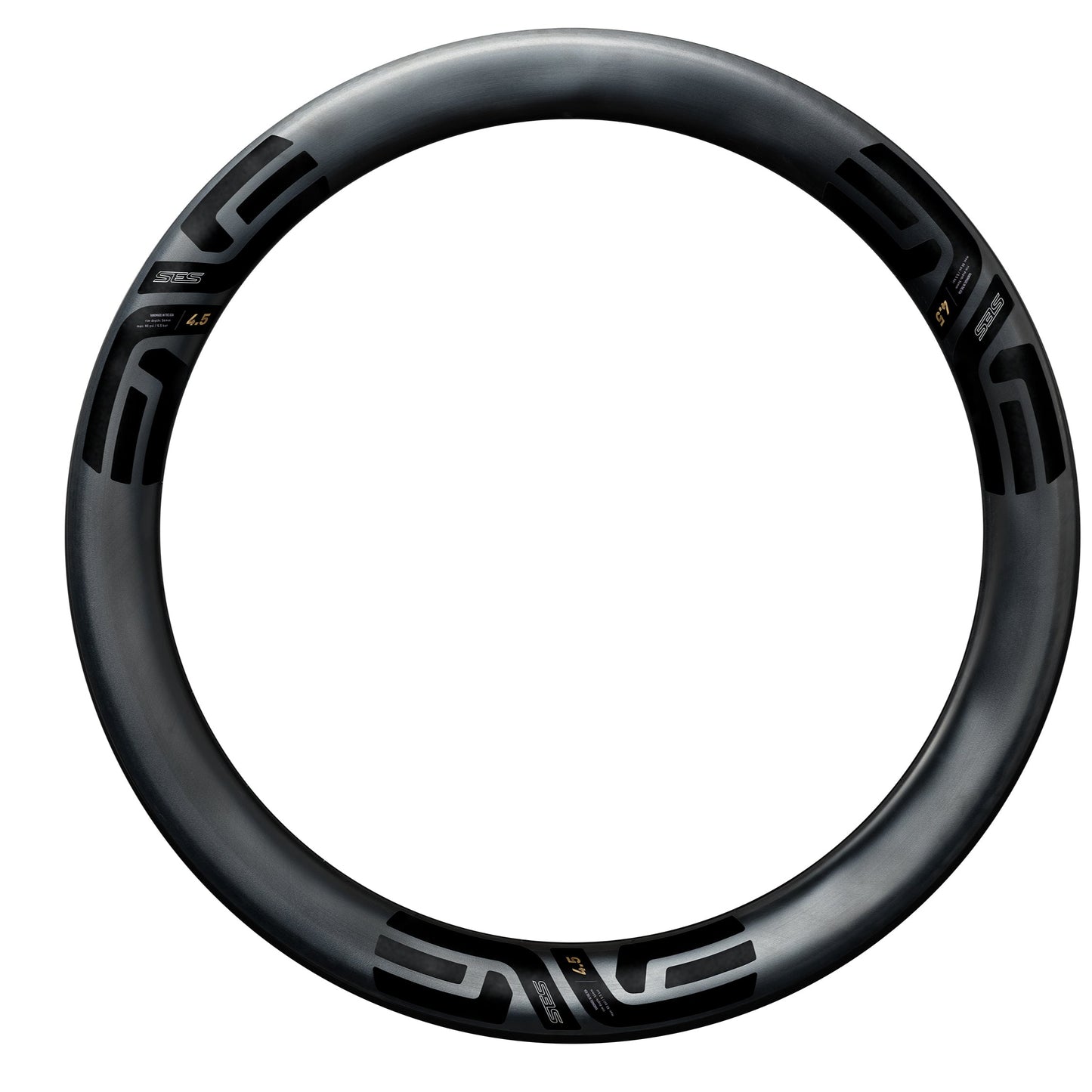 700c ENVE SES 4.5 56mm Black rear rim