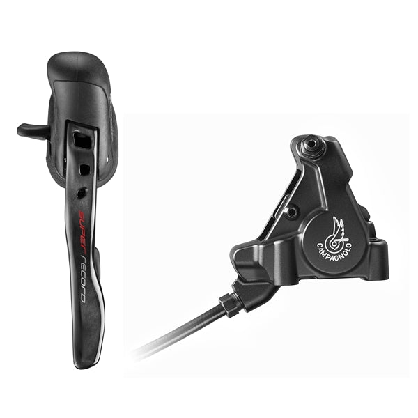 Lewa dźwignia i przedni zacisk 140 mm CAMPAGNOLO SUPER RECORD FLAT MOUNT 2021